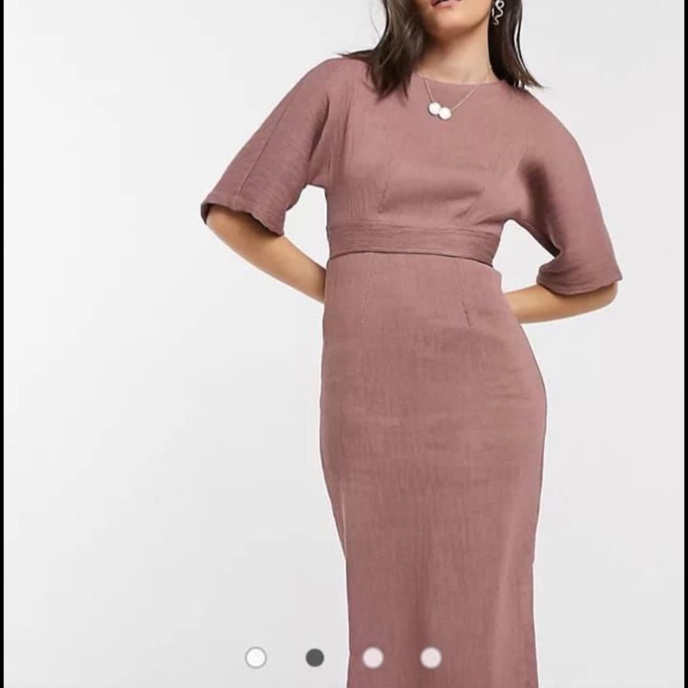 Ribbed pencil dress